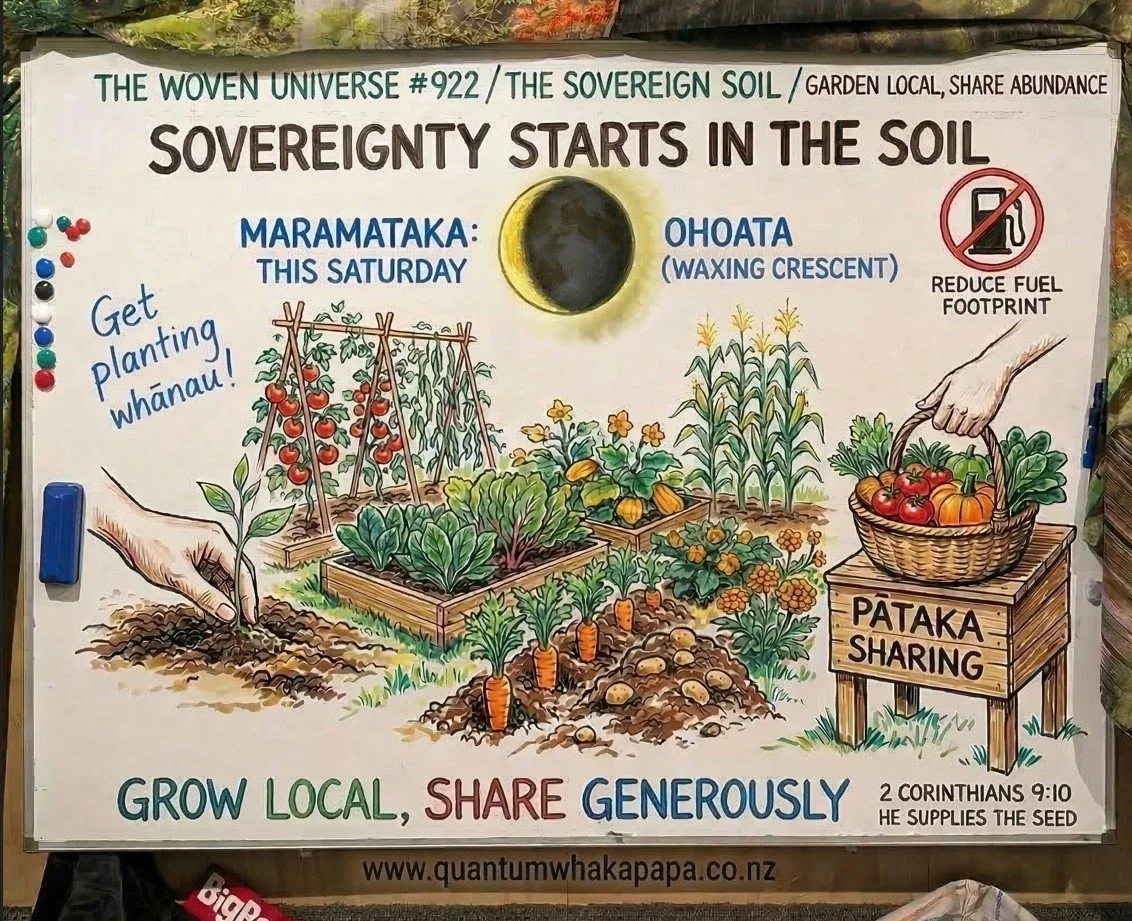 THE WOVEN UNIVERSE #922 - THE SOVEREIGN SOIL: RECLAIMING YOUR GARDEN
