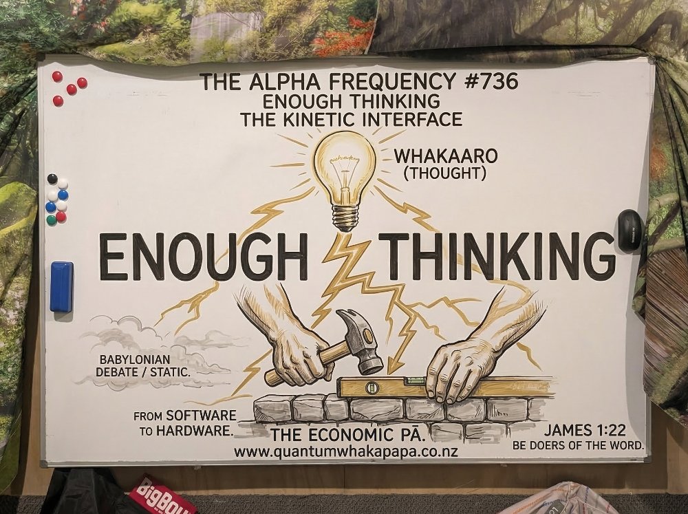 THE ALPHA FREQUENCY #736 - ENOUGH THINKING: THE KINETIC INTERFACE