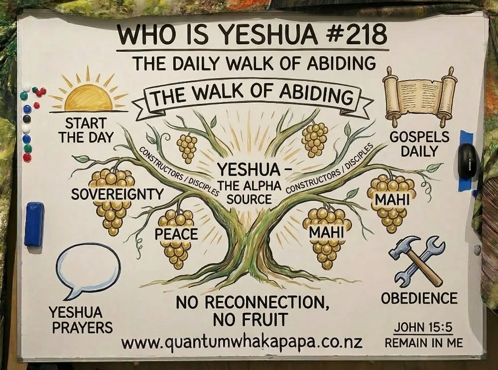 WHO IS YESHUA #218 - THE DAILY WALK OF ABIDING