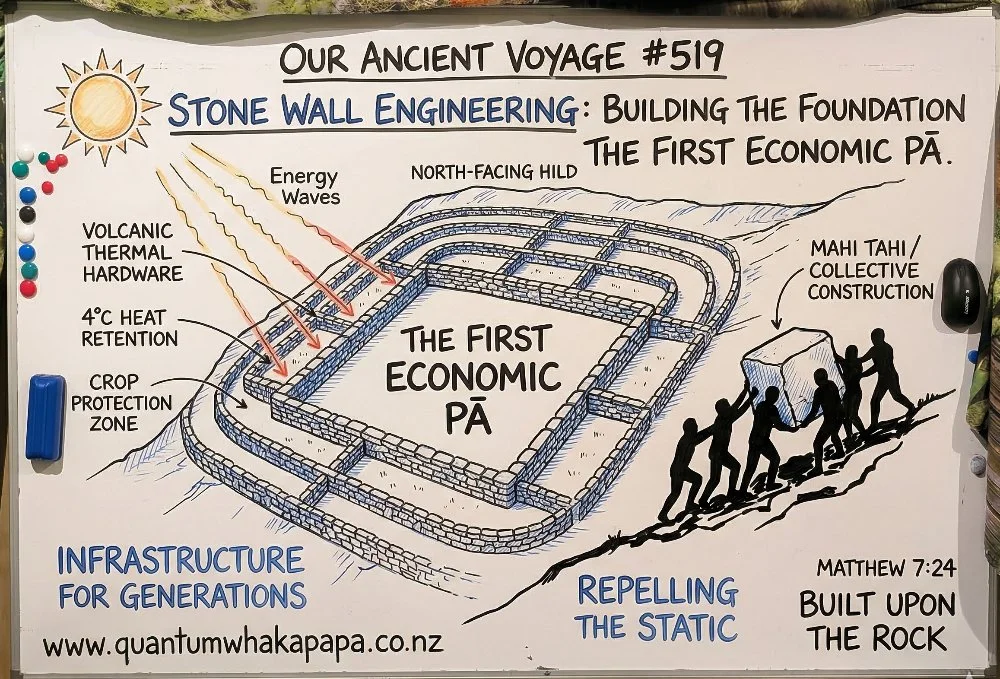 OUR ANCIENT VOYAGE #519 - STONE WALL ENGINEERING: THE FIRST ECONOMIC PĀ