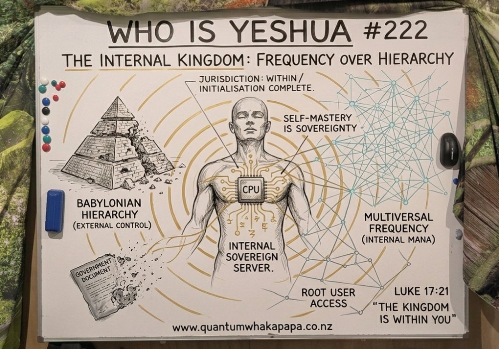 WHO IS YESHUA #222 - THE INTERNAL KINGDOM: FREQUENCY OVER HIERARCHY