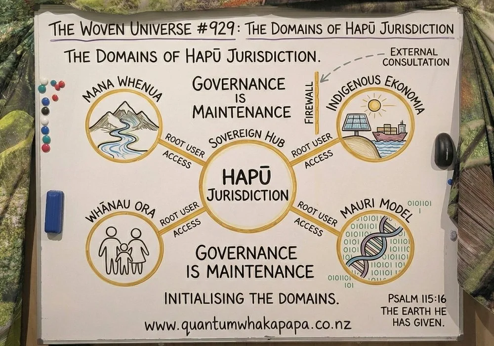 THE WOVEN UNIVERSE #929 - THE DOMAINS OF HAPŪ JURISDICTION