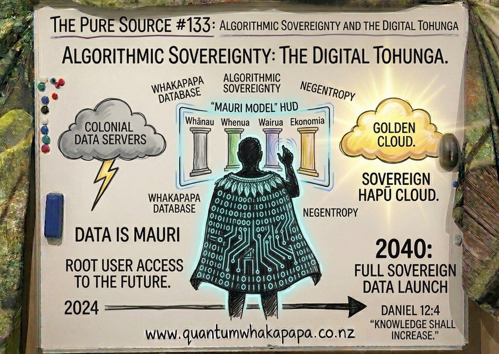 THE PURE SOURCE #133 - ALGORITHMIC SOVEREIGNTY AND THE DIGITAL TOHUNGA