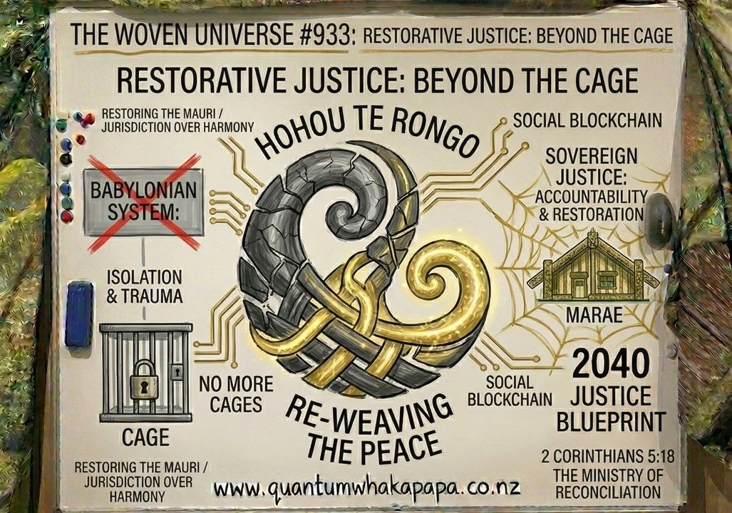 THE WOVEN UNIVERSE #933 - RESTORATIVE JUSTICE: MOVING BEYOND INCARCERATION