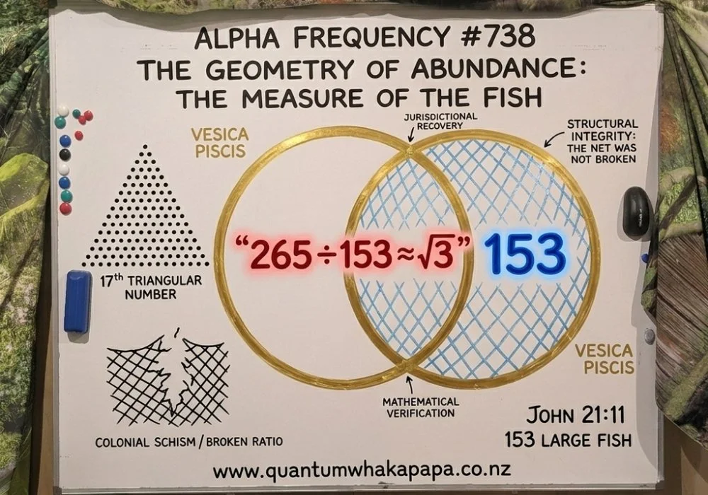 ALPHA FREQUENCY #738 - THE GEOMETRY OF ABUNDANCE: THE MEASURE OF THE FISH