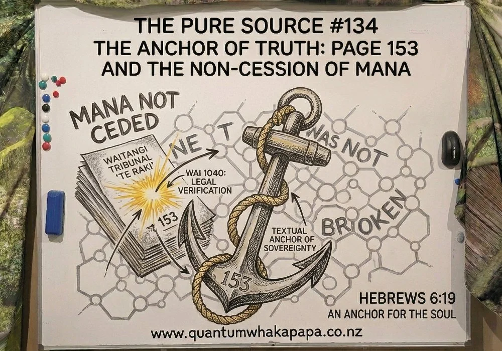 THE PURE SOURCE #134 - THE ANCHOR OF TRUTH: PAGE 153 AND THE NON-CESSION OF MANA