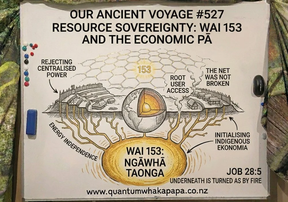 OUR ANCIENT VOYAGE #527 - RESOURCE SOVEREIGNTY: WAI 153 AND THE ECONOMIC PĀ