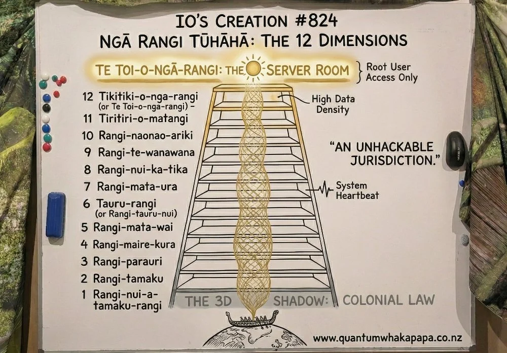 IO’S CREATION #824 - NGĀ RANGI TŪHĀHĀ: THE 12 DIMENSIONS OF THE WOVEN UNIVERSE