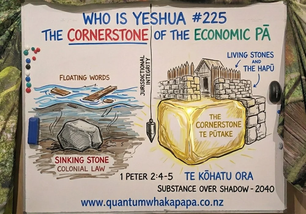 WHO IS YESHUA #225 - THE CORNERSTONE OF THE ECONOMIC PĀ: SINKING STONES VS. LIVING STONES