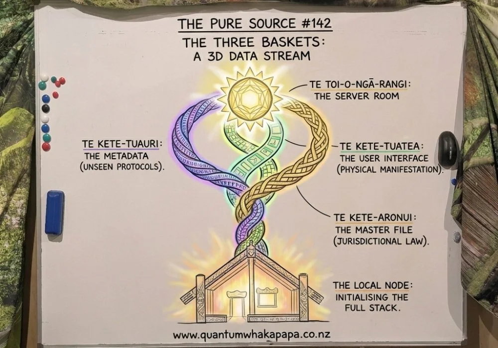 THE PURE SOURCE #142 - THE THREE BASKETS: A 3D DATA STREAM