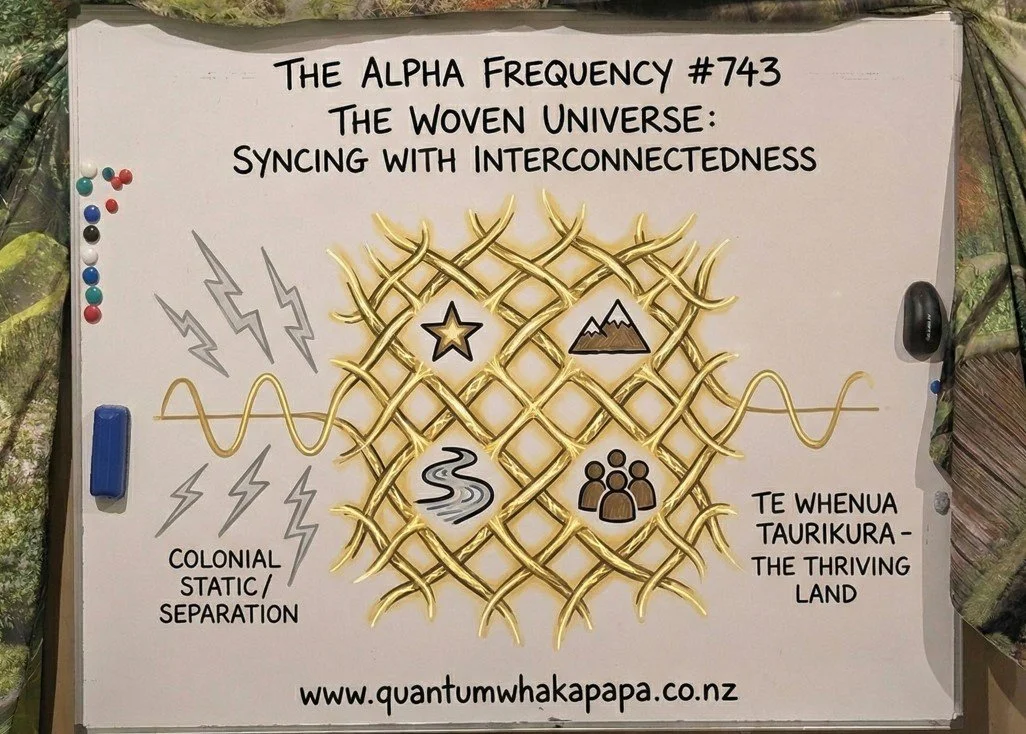 ALPHA FREQUENCY #743 - THE WOVEN UNIVERSE: SYNCING WITH INTERCONNECTEDNESS