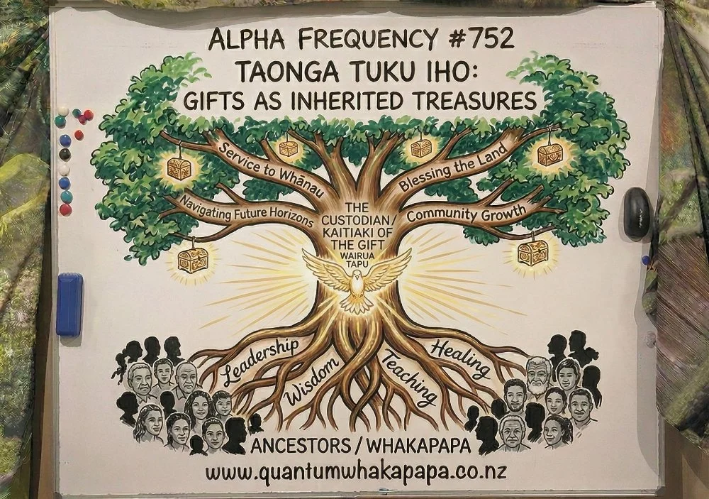 ALPHA FREQUENCY #752 - TAONGA TUKU IHO: GIFTS AS INHERITED TREASURES
