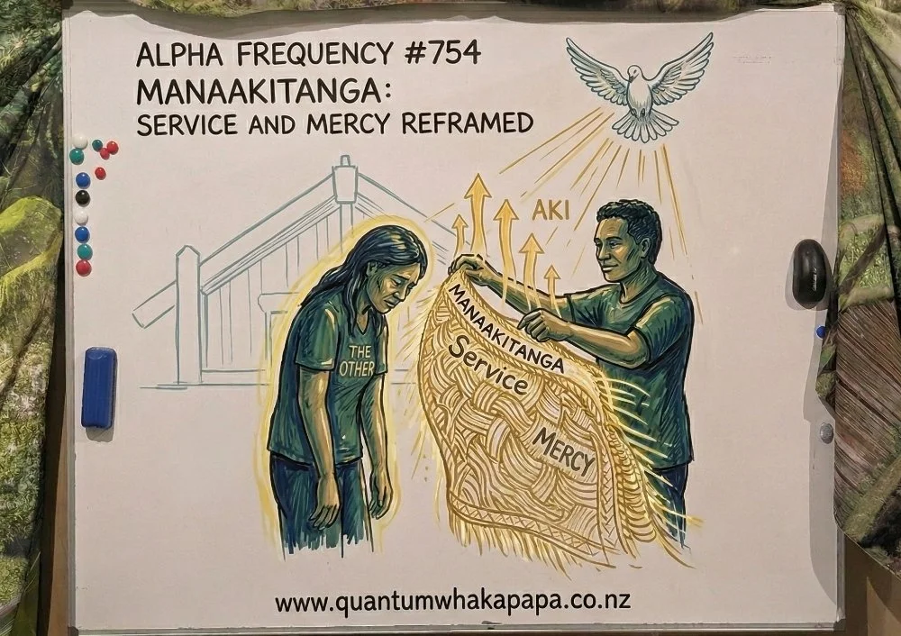 ALPHA FREQUENCY #754 - MANAAKITANGA: SERVICE AND MERCY REFRAMED