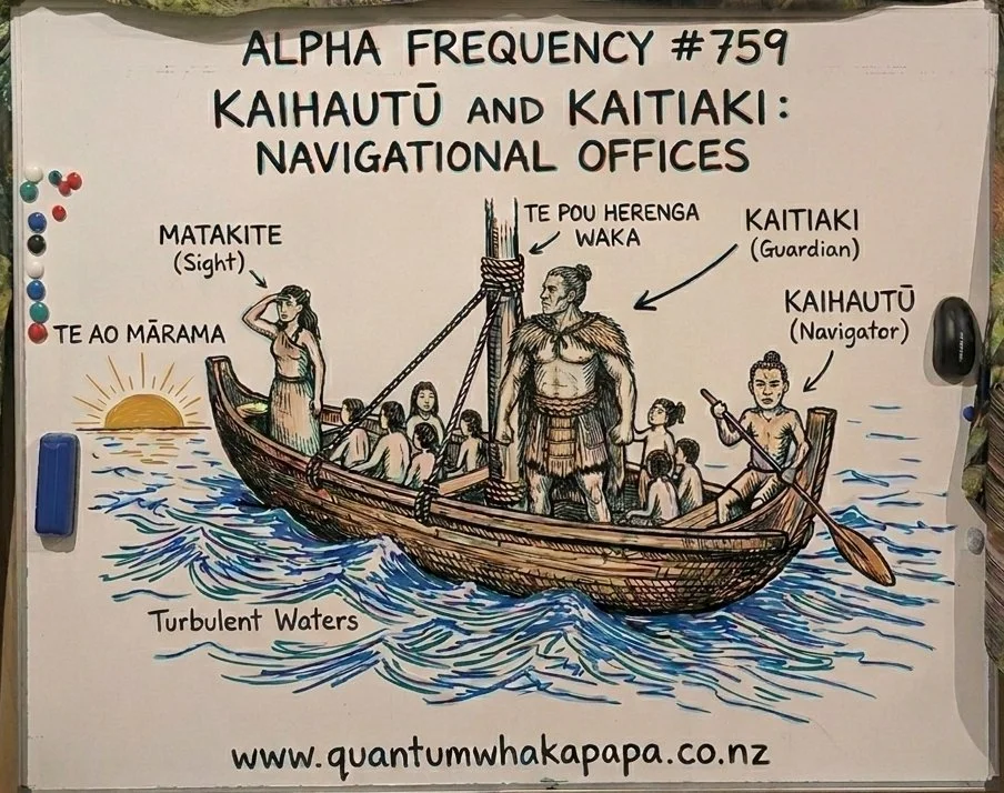 ALPHA FREQUENCY #759 - KAIHAUTŪ AND KAITIAKI: NAVIGATIONAL OFFICES