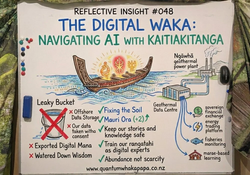 REFLECTIVE INSIGHT #048 - THE DIGITAL WAKA: NAVIGATING ARTIFICIAL INTELLIGENCE WITH KAITIAKITANGA