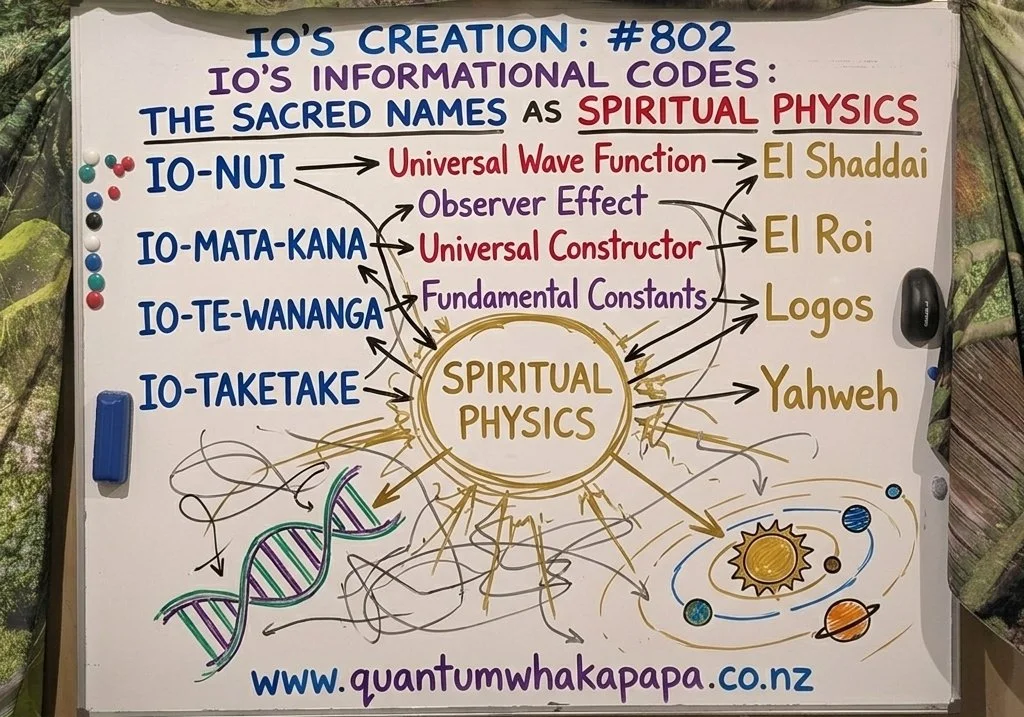 IO'S CREATION #802 - THE DIVINE BLUEPRINT: IO’S NAMES AS THE LAWS OF NATURE