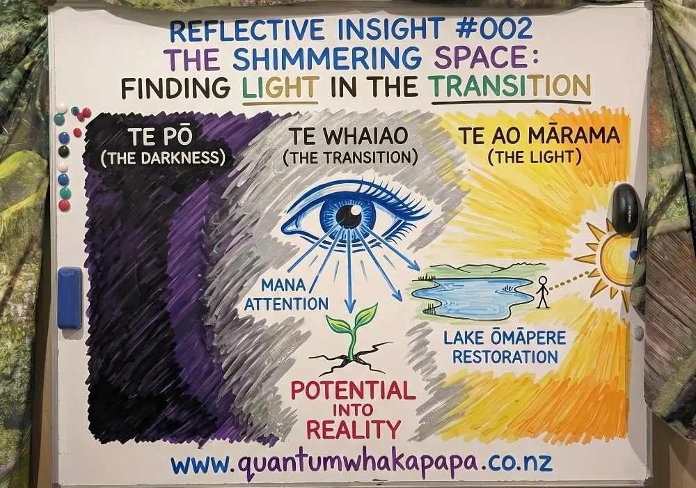 REFLECTIVE INSIGHT #002 - REFLECTIONS ON TE WHAIAO - FINDING LIGHT IN THE TRANSITION