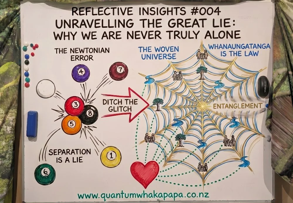 REFLECTIVE INSIGHTS #004 - UNRAVELLING THE GREAT LIE: WHY WE ARE NEVER TRULY ALONE