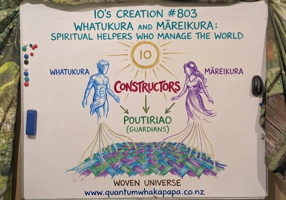 IO'S CREATION #803 - WHATUKURA AND MĀREIKURA: SPIRITUAL HELPERS WHO MANAGE THE WORLD