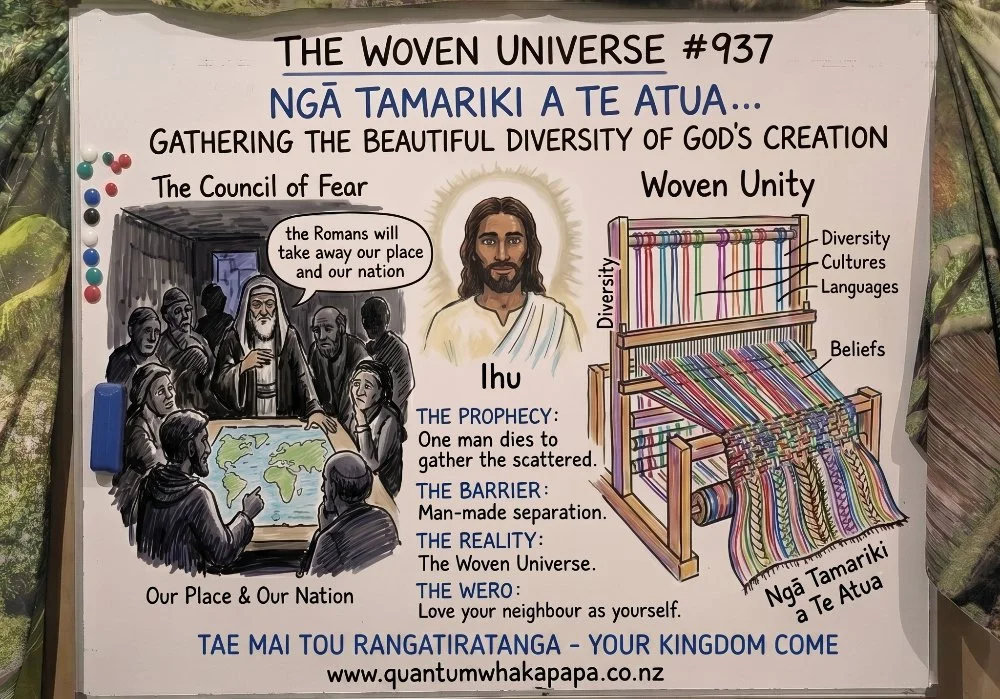 THE WOVEN UNIVERSE #937 - NGĀ TAMARIKI A TE ATUA: GATHERING THE BEAUTIFUL DIVERSITY OF GOD’S CREATION