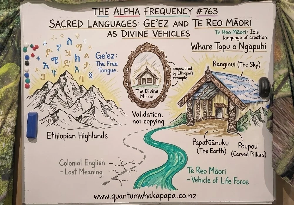 THE ALPHA FREQUENCY #763 - SACRED LANGUAGES: GE’EZ AND TE REO MĀORI AS DIVINE VEHICLES