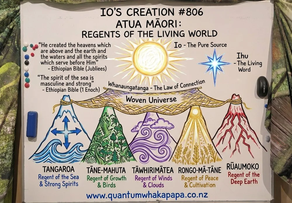 IO'S CREATION #806 - ATUA MĀORI: REGENTS OF THE LIVING WORLD