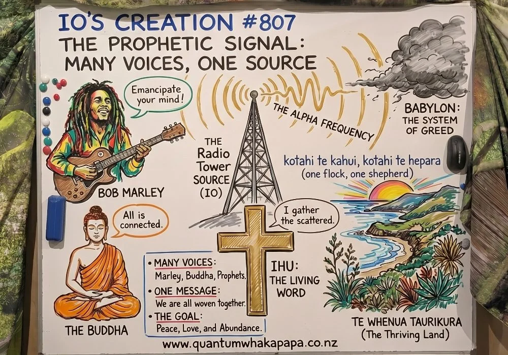 IO'S CREATION #807 - THE PROPHETIC SIGNAL: MANY VOICES, ONE SOURCE
