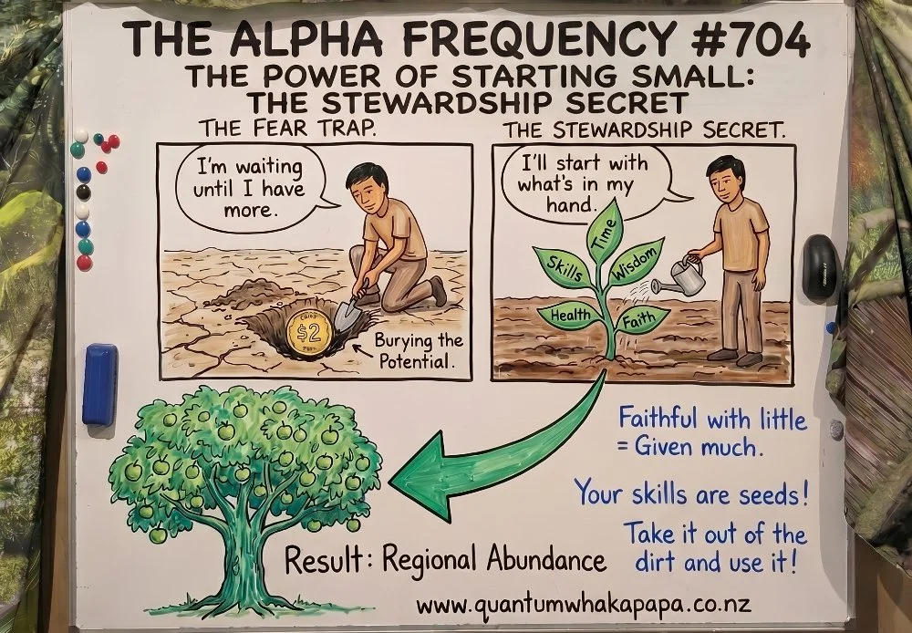 THE ALPHA FREQUENCY #704 - THE POWER OF STARTING SMALL: THE STEWARDSHIP SECRET