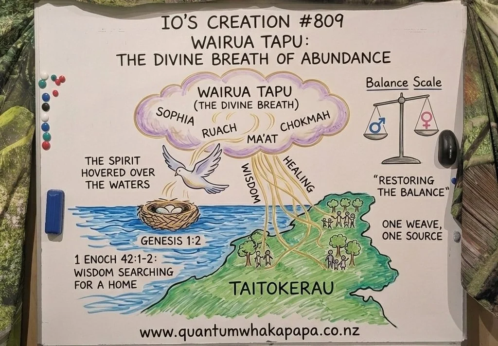 IO’S CREATION #809 – WAIRUA TAPU: THE DIVINE BREATH OF ABUNDANCE