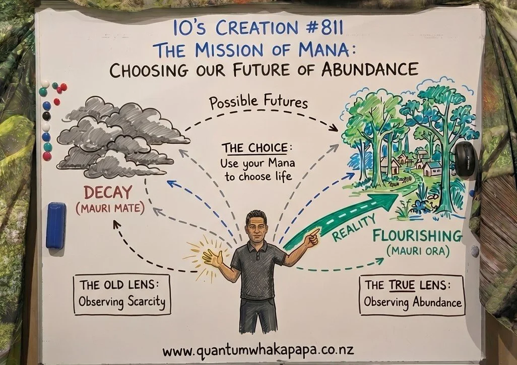 IO’S CREATION #811 - THE MISSION OF MANA: CHOOSING OUR FUTURE OF ABUNDANCE