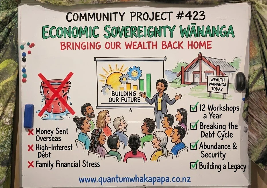 COMMUNITY PROJECT #423 - ECONOMIC SOVEREIGNTY WĀNANGA
