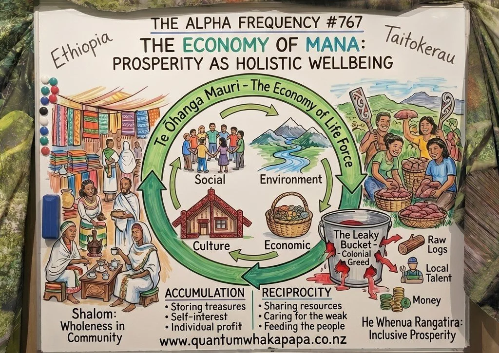 THE ALPHA FREQUENCY #767 - THE ECONOMY OF MANA: PROSPERITY AS HOLISTIC WELLBEING