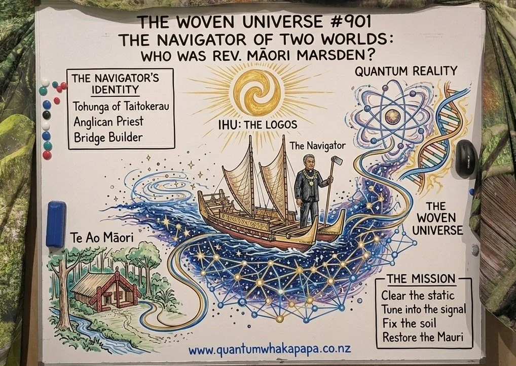 WOVEN UNIVERSE #901 - THE NAVIGATOR OF TWO WORLDS: WHO WAS REV. MĀORI MARSDEN?