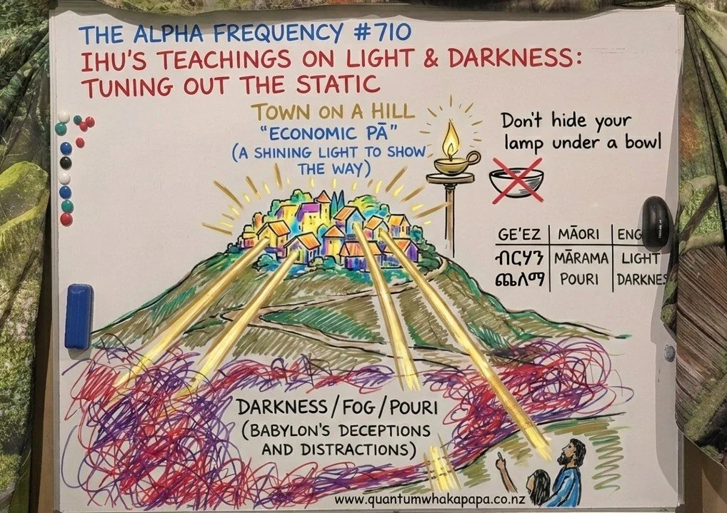 THE ALPHA FREQUENCY #710 - IHU'S TEACHINGS ON LIGHT &amp; DARKNESS: TUNING OUT THE STATIC
