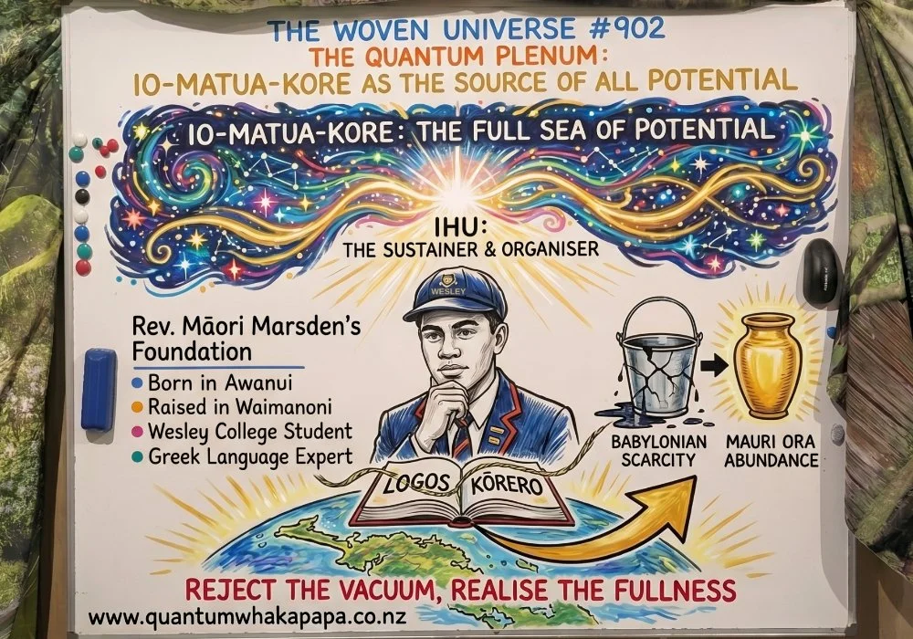 THE WOVEN UNIVERSE #902 - THE QUANTUM PLENUM: IO-MATUA-KORE AS THE SOURCE OF ALL POTENTIAL
