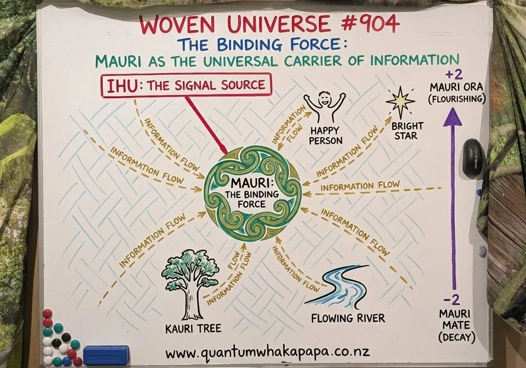 WOVEN UNIVERSE #904 - THE BINDING FORCE: MAURI AS THE UNIVERSAL CARRIER OF INFORMATION