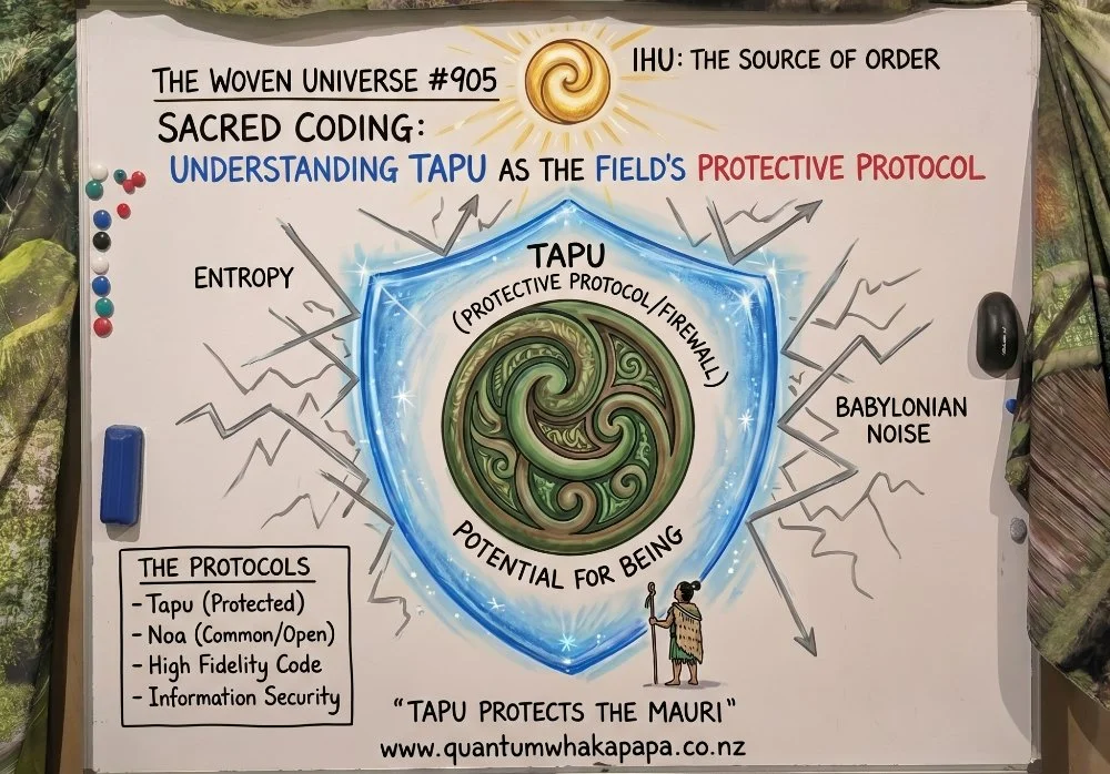 THE WOVEN UNIVERSE #905 - SACRED CODING: UNDERSTANDING TAPU AS THE FIELD'S PROTECTIVE PROTOCOL