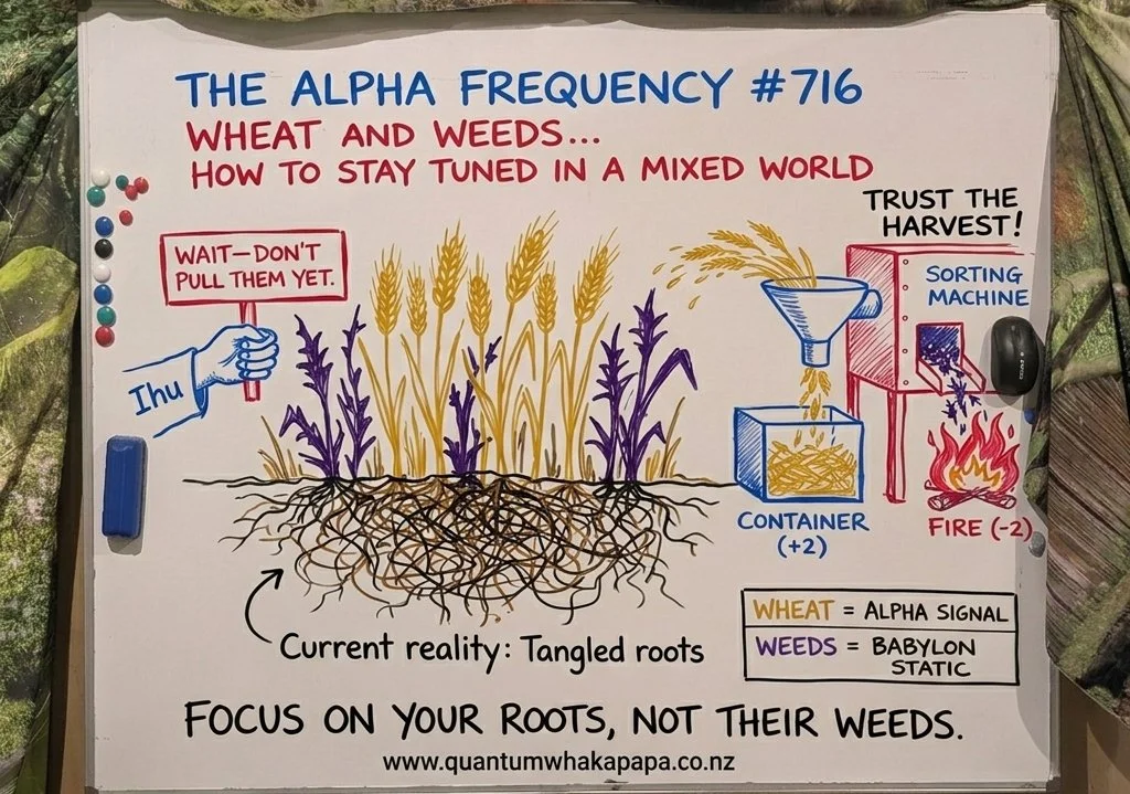 THE ALPHA FREQUENCY #716 - WHEAT AND WEEDS: HOW TO STAY TUNED IN A MIXED WORLD