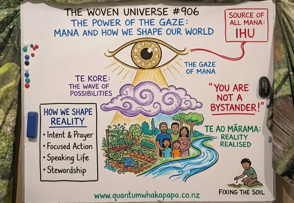 THE WOVEN UNIVERSE #906 - THE POWER OF THE GAZE: MANA AND HOW WE SHAPE OUR WORLD