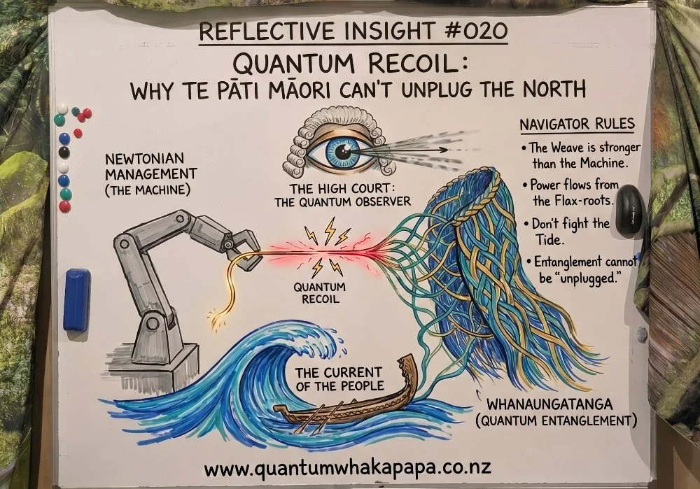 REFLECTIVE INSIGHT #020: QUANTUM RECOIL - WHY TE PĀTI MĀORI CAN’T UNPLUG THE NORTH