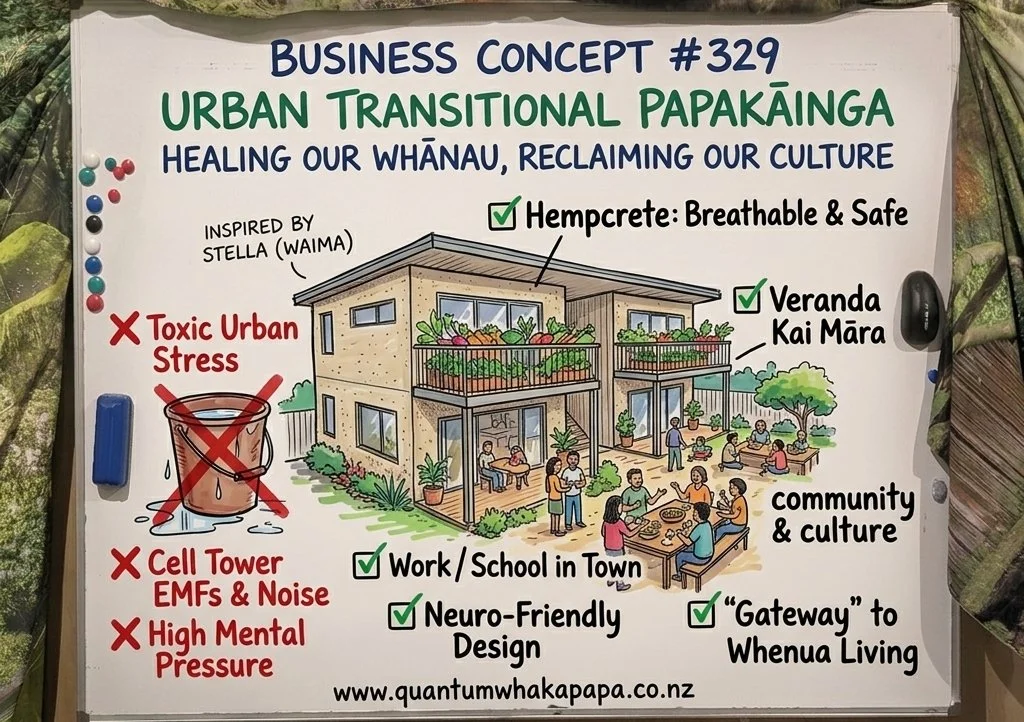 BUSINESS CONCEPT #329: URBAN TRANSITIONAL PAPAKĀINGA: HEALING OUR WHĀNAU, RECLAIMING OUR CULTURE