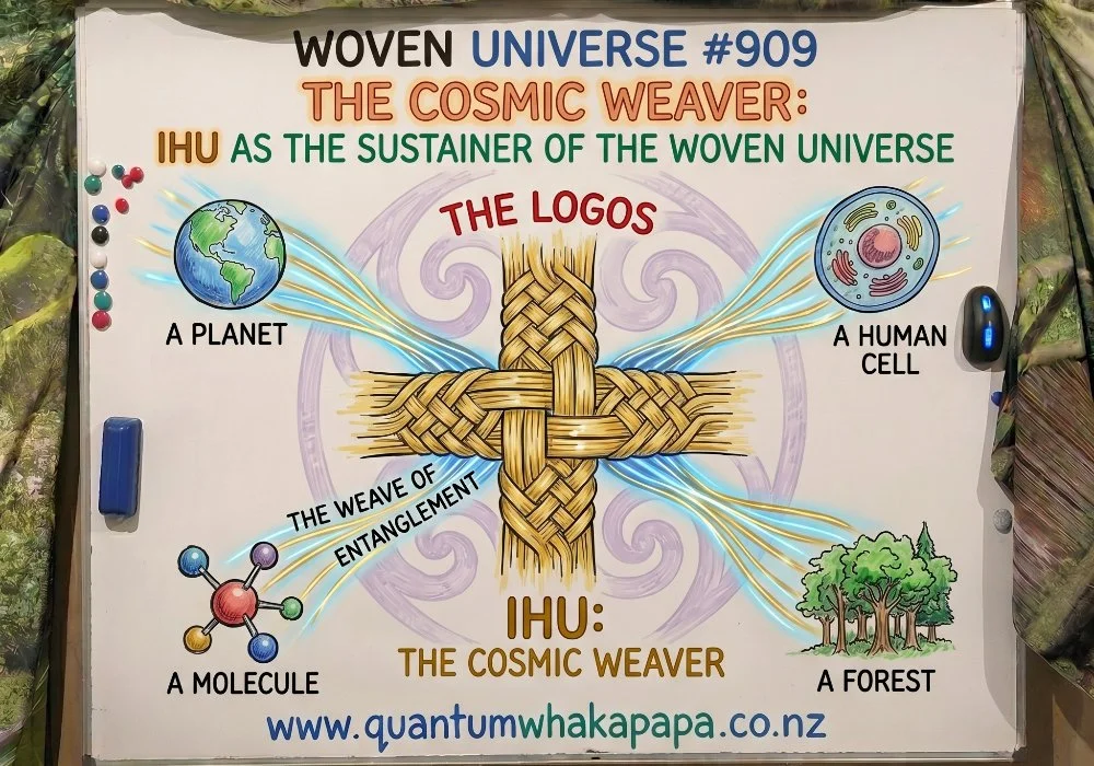 THE WOVEN UNIVERSE #909 - THE COSMIC WEAVER: IHU AS THE SUSTAINER OF THE WOVEN UNIVERSE