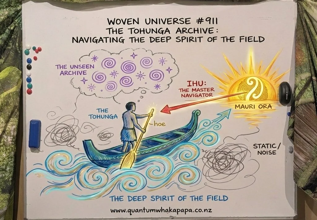 THE WOVEN UNIVERSE #911 - THE TOHUNGA ARCHIVE: NAVIGATING THE DEEP SPIRIT OF THE FIELD
