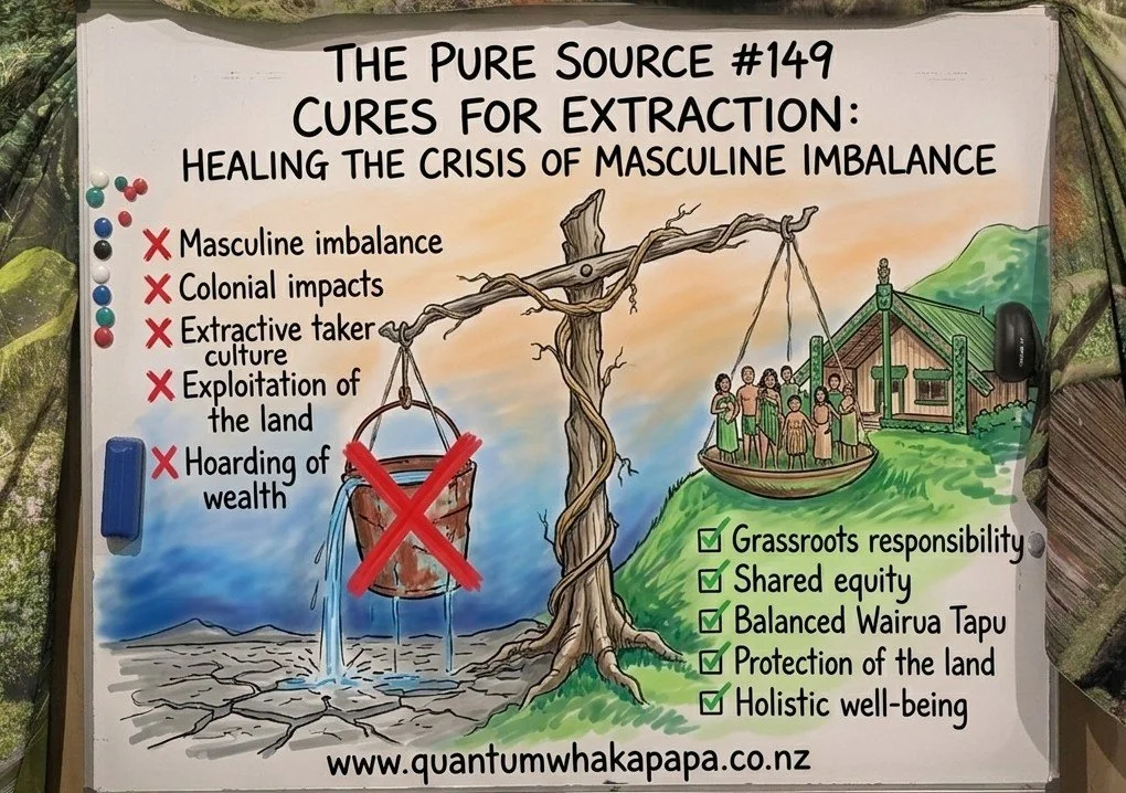 THE PURE SOURCE #149 - CURES FOR EXTRACTION: HEALING THE CRISIS OF MASCULINE IMBALANCE