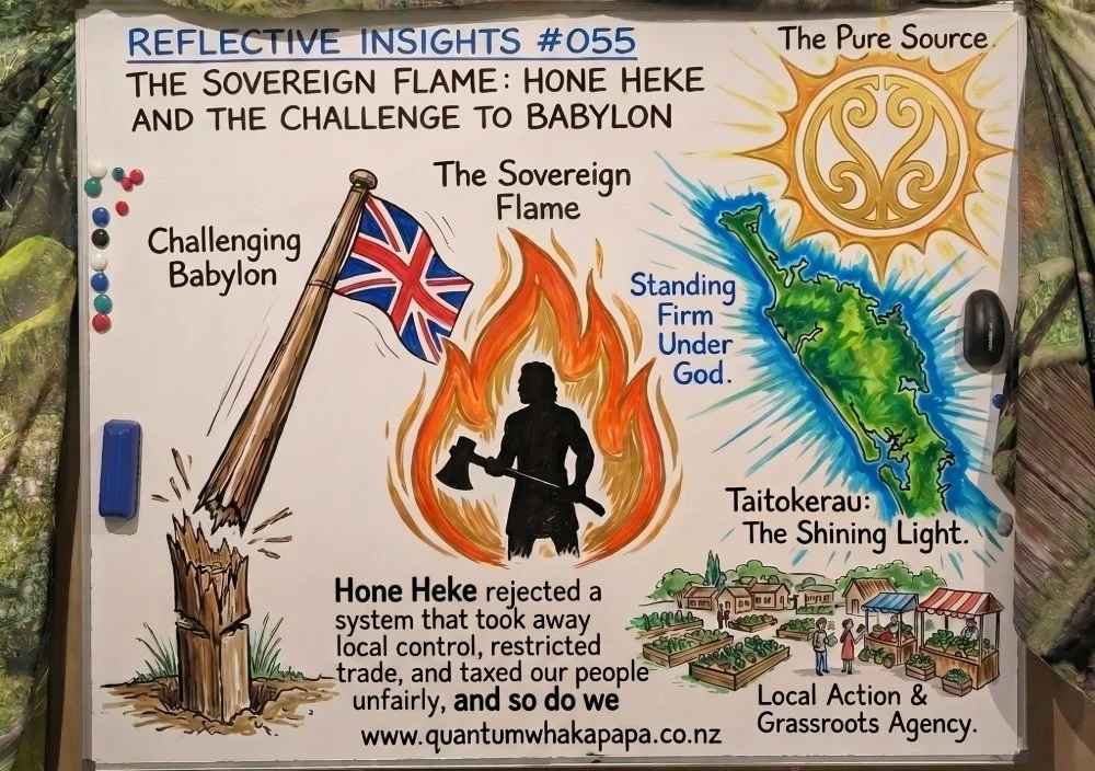 REFLECTIVE INSIGHT #055 - THE SOVEREIGN FLAME: HONE HEKE AND THE CHALLENGE TO BABYLON