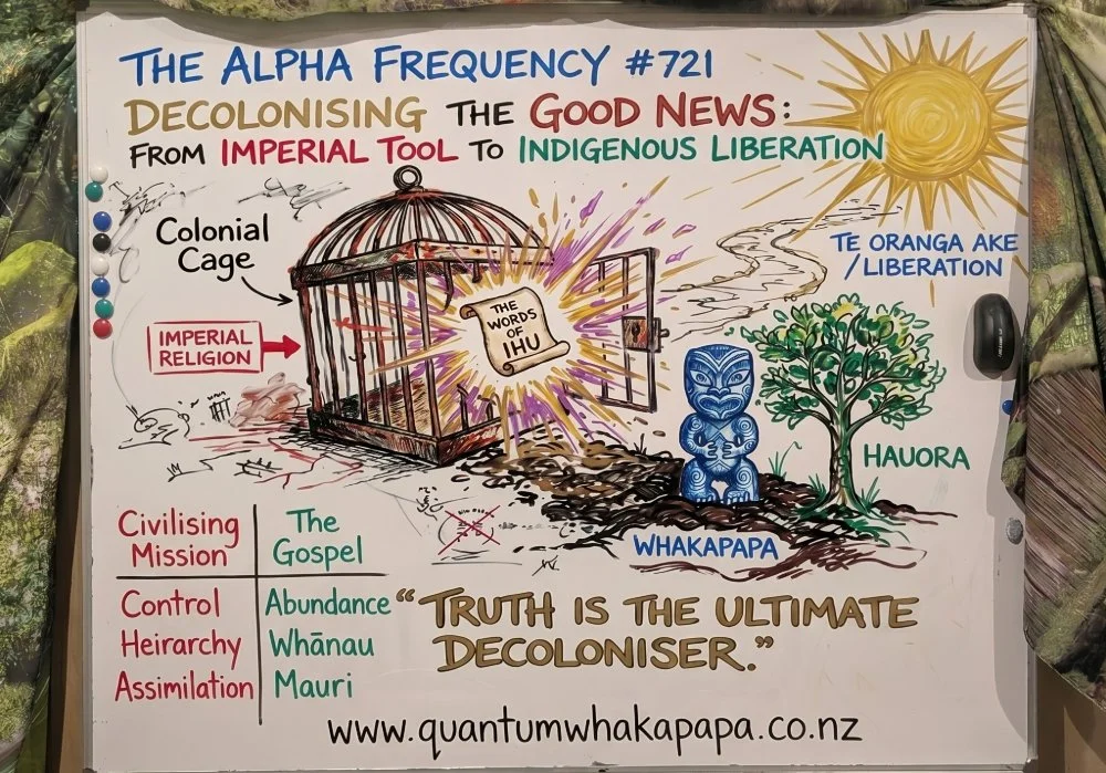 THE ALPHA FREQUENCY #721 - DECOLONISING THE GOOD NEWS: FROM IMPERIAL TOOL TO INDIGENOUS LIBERATION
