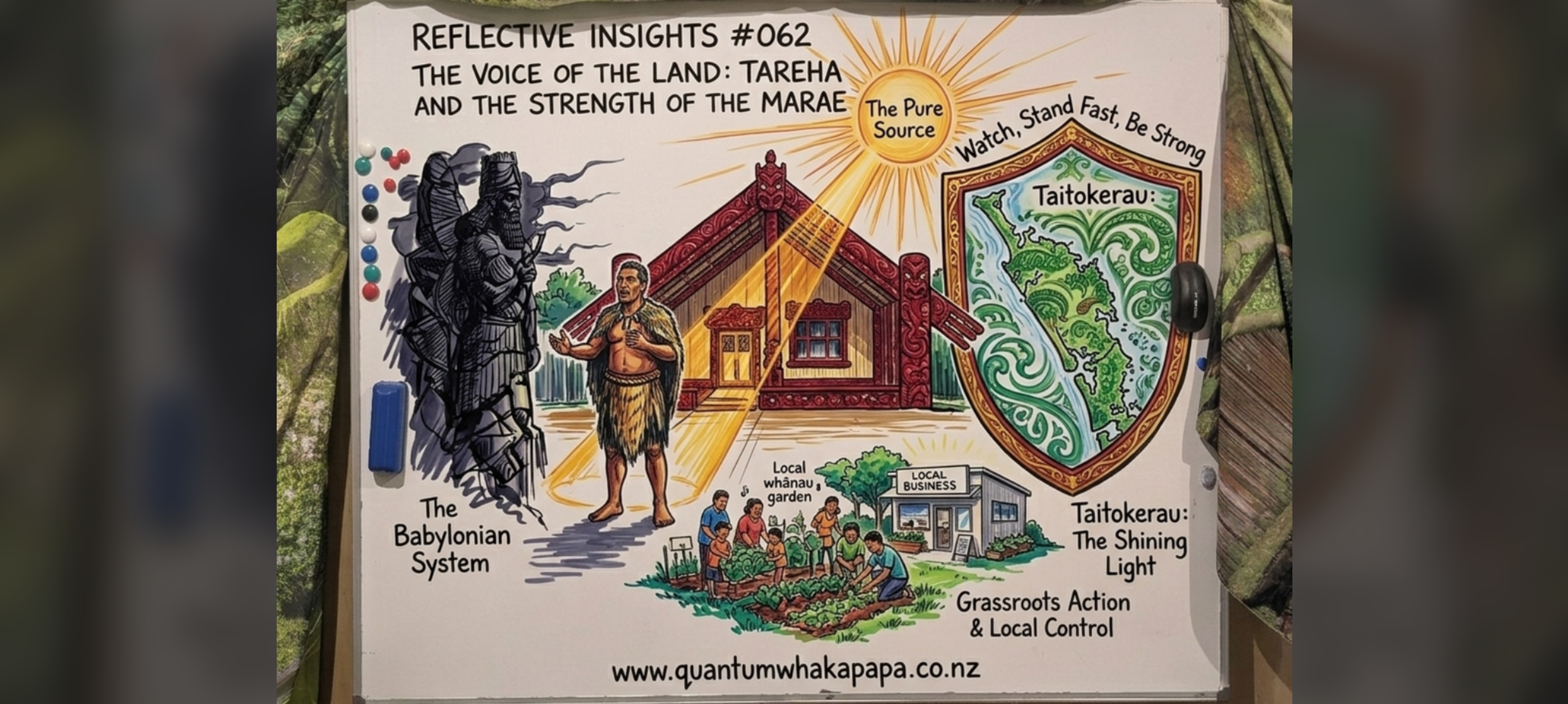 REFLECTIVE INSIGHT #062 - THE VOICE OF THE LAND: TAREHA AND THE STRENGTH OF THE MARAE