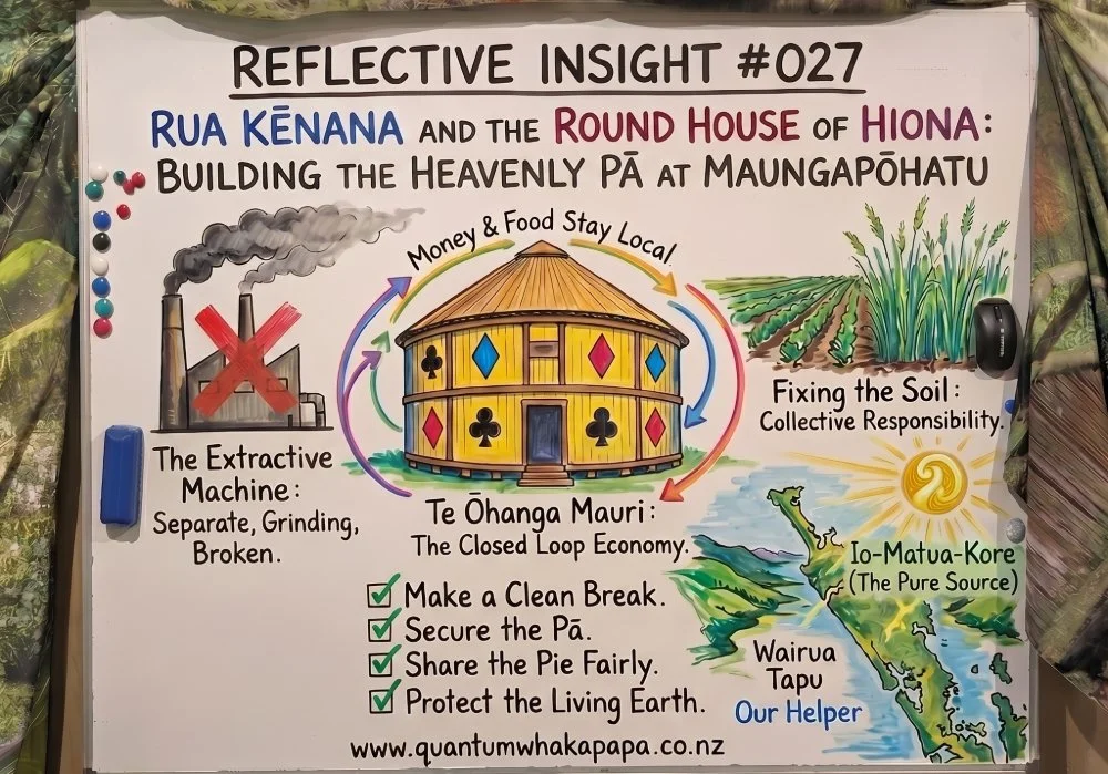 REFLECTIVE INSIGHT #027 - RUA KĒNANA - BUILDING THE HEAVENLY PĀ AT MAUNGAPŌHATU