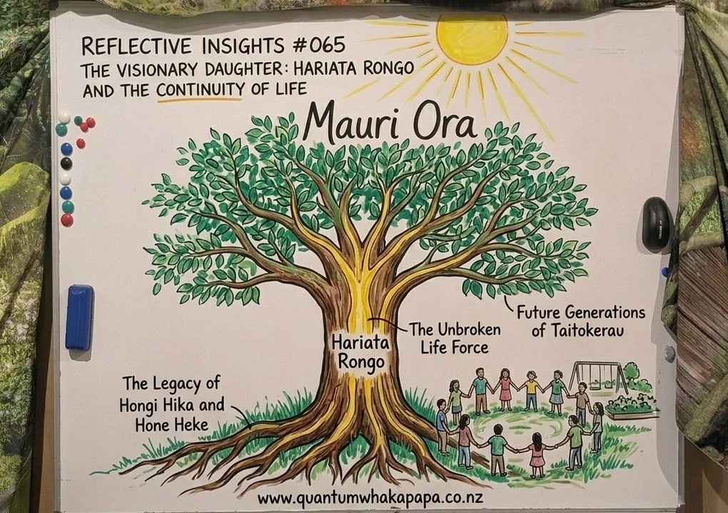REFLECTIVE INSIGHTS #065 - THE VISIONARY DAUGHTER: HARIATA RONGO AND THE CONTINUITY OF LIFE
