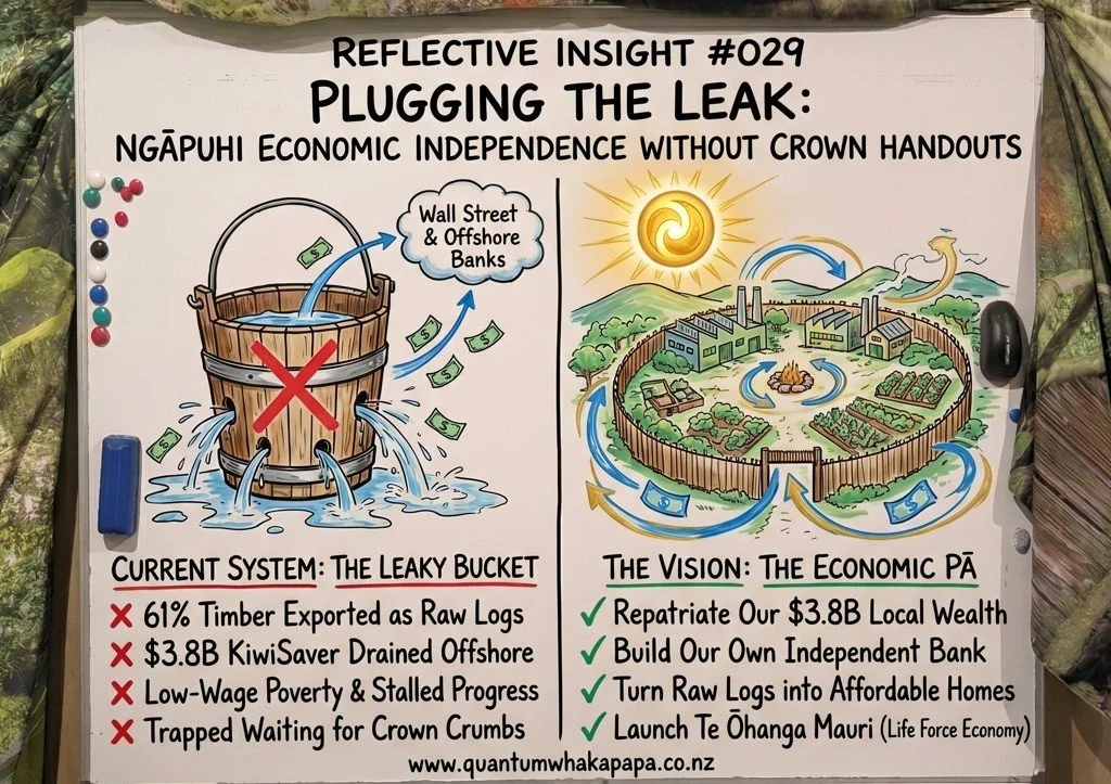 REFLECTIVE INSIGHT #029 - NGĀPUHI CAN RECLAIM OUR ECONOMIC SOVEREIGNTY WITHOUT ACCEPTING A CENT FROM THE GOVERNMENT